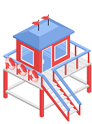 Lifeguard house
